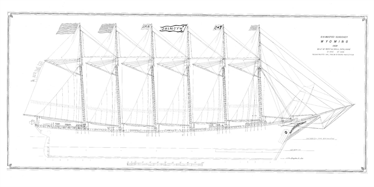 SixMast Schooner Wyoming Maine Maritime Museum