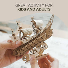 3D Wooden Puzzle: Sailing Ship