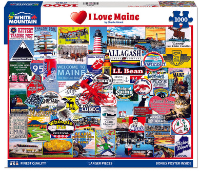 I Love Maine Puzzle