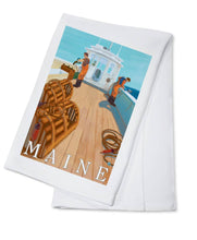 Kitchen Towel Maine Lobster Fishing