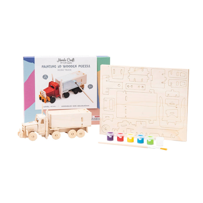 3D Puzzle Paint Kit: Truck