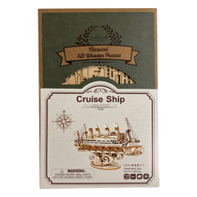 3D Wooden Puzzle: Cruise Ship