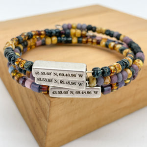 Bracelet with Coordinates