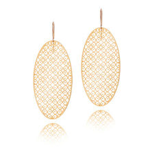 Earring Oval Drop