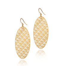 Earring Oval Drop