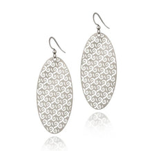 Earring Oval Drop