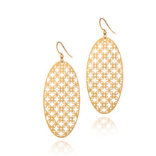 Earring Oval Drop