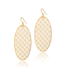 Earring Oval Drop