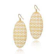 Earring Oval Drop