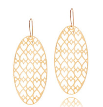 Earring Oval Drop