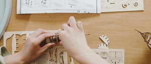 3D Wooden Puzzle: Fishing Ship