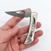 Scrimshaw Style Pocket Knife
