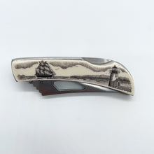 Scrimshaw Style Pocket Knife