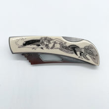 Scrimshaw Style Pocket Knife