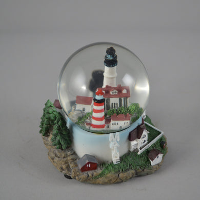 Maine Lighthouse Snow Globe