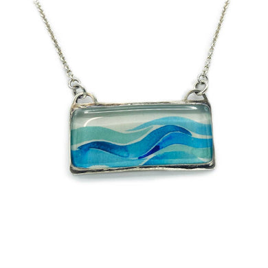 Sliver Waves Necklace