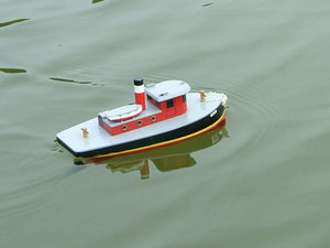 8″ Rubber Band Powered Tugboat