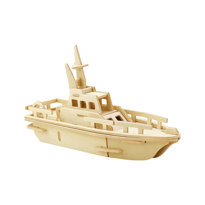 3D Wooden Puzzle: Yacht