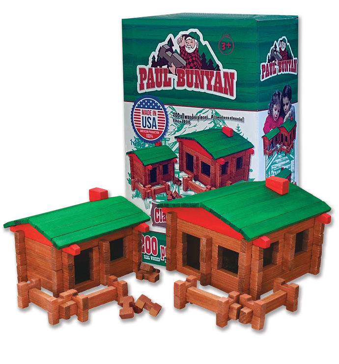 200 pc Log Cabin Building Set