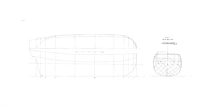 Ship of 162 tons lines drawing