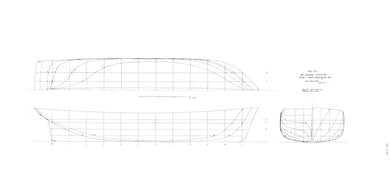Orizon lines drawing by William A. Baker