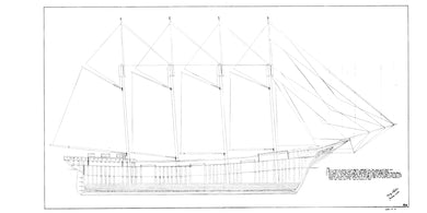 Ella Pierce Thurlow sail plan