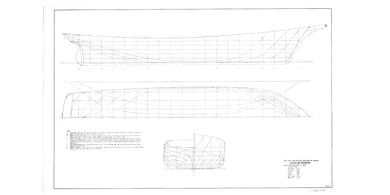 Leora M. Thurlow lines drawing by George Parker