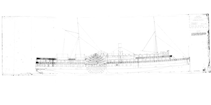 Steamer Portland outboard profile