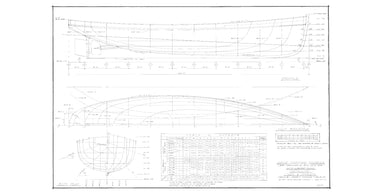 Satellite lobster smack lines drawing
