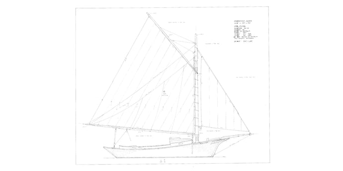 Friendship sloop sail plan
